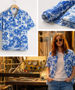 Doctor Who Season 5 Marks And Spencer Blue Harbour Hawaiian Shirt