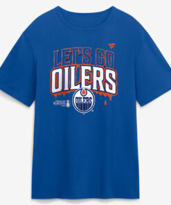 Edmonton Oilers Royal 2026 Stanley Cup Playoffs Hometown Slogan Let Go Oilers T-Shirt