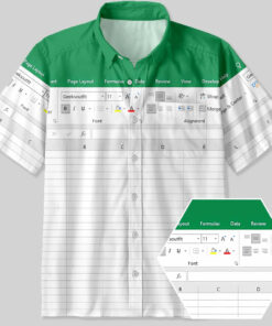 Excel Funny Work Hawaiian Shirt 2026