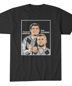 Fernando Mendoza & Kirk Cousins Family Portrait T-Shirt