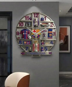 Fooball Club Barcelona 3D Wall Clock