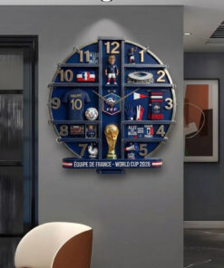 France World Cup 2026 3D Wall Clock