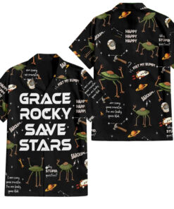 Grace Rocky Save Stars 2026 Hawaiian Shirt