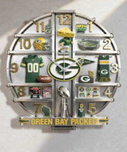 Green Bay Packers Home Decorative 3D Wall Clock