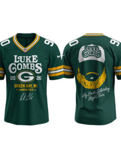 Green Bay Packers x Luke Combs My Kinda Saturday Night Tour 2026 Football Jersey
