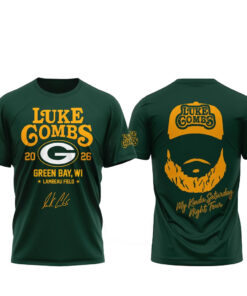 Green Bay Packers x Luke Combs My Kinda Saturday Night Tour 2026 Shirt