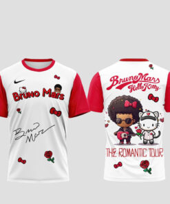 Hello Kitty x Bruno Mars The Romantic Tour 2026 Shirt
