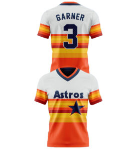 Houston Astros In Loving Memory of Phil Garner 1949-2026 Football Jersey Version 1