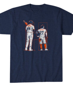 Houston Astros Yordan Alvarez & Jose Altuve Two Pals T-Shirt
