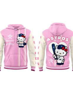 Houston Astros x Hello Kitty 2026 Pink Hoodie