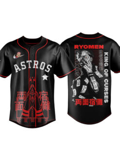 Houston Astros x Jujutsu Kaisen Night 2026 King of Curses Sukuna Baseball Jersey