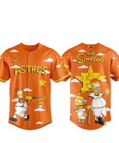 Houston Astros x The Simpsons Wonderbat 2026 Baseball Jersey