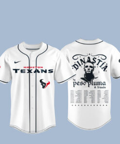 Houston Texans x Peso Pluma Dinastia Style Tour 2026 Baseball Jersey