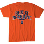 Illinois Basketball Run It Backovic T-Shirt