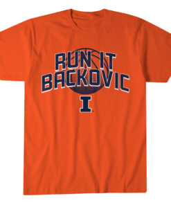 Illinois Basketball Run It Backovic T-Shirt