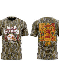Iowa State x Luke Combs My Kinda Saturday Night Tour 2026 Camo Shirt
