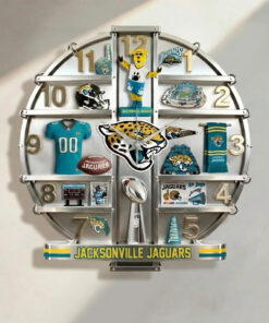 Jacksonville Jaguars Home Decorative 3D Wall Clock