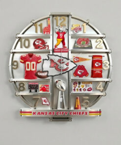 Kansas City Chiefs Home Decorative 3D Wall Clock