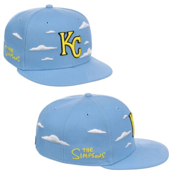 Kansas City Royals The Simpsons Clouds 2026 Snapback Cap