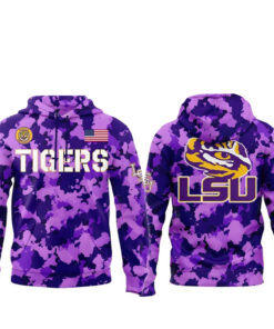 LSU Tigers 2026 Purple Camo Hoodie
