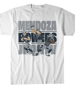 Las Vegas Raiders Fernando Mendoza, Ashton Jeanty & Brock Bowers Vegas Trio Shirt