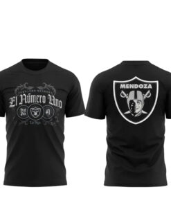 Las Vegas Raiders Fernando Mendoza Black El Numero Uno Shirt