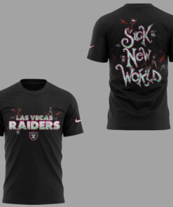 Las Vegas Raiders x Sick New World 2026 Shirt