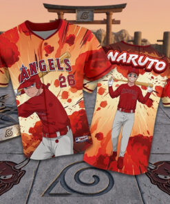 Los Angeles Angels Naruto Baseball Jersey 2026