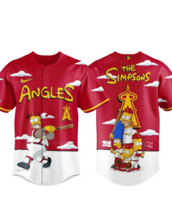 Los Angeles Angels x The Simpsons 2026 Major Gameday Baseball Jersey