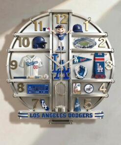 Los Angeles Dodgers Home Decorative 3D Wall Clock
