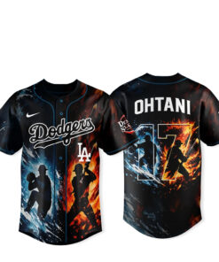 Los Angeles Dodgers Shohei Ohtani x Demon Slayer 2026 Anime Baseball Jersey