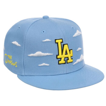 Los Angeles Dodgers The Simpsons Clouds 2026 Snapback Cap
