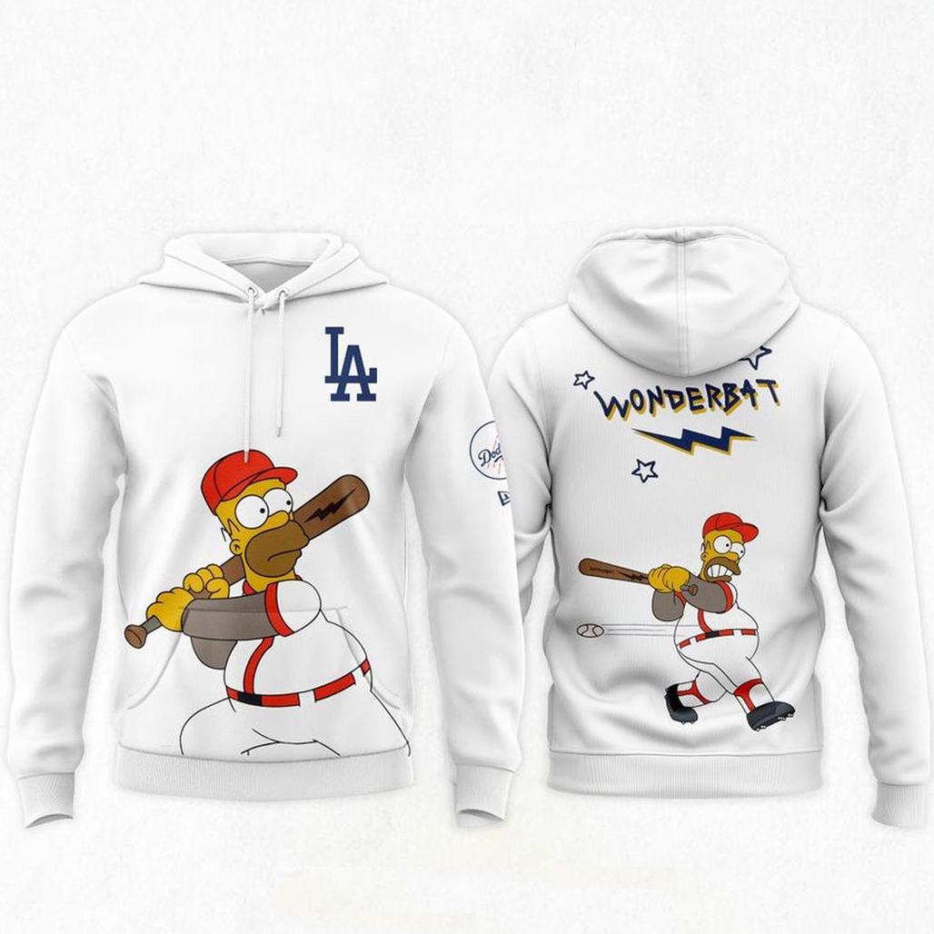 Los-Angeles-Dodgers-The-Simpsons-Wonderbat-White-Hoodie.jpg Los Angeles Dodgers The Simpsons Wonderbat White Shirt