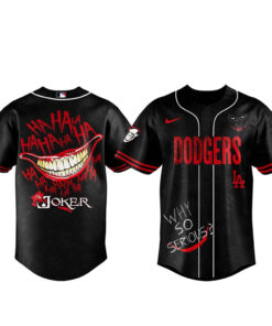 Los Angeles Dodgers X Joker Game Night 2026 Baseball Jersey