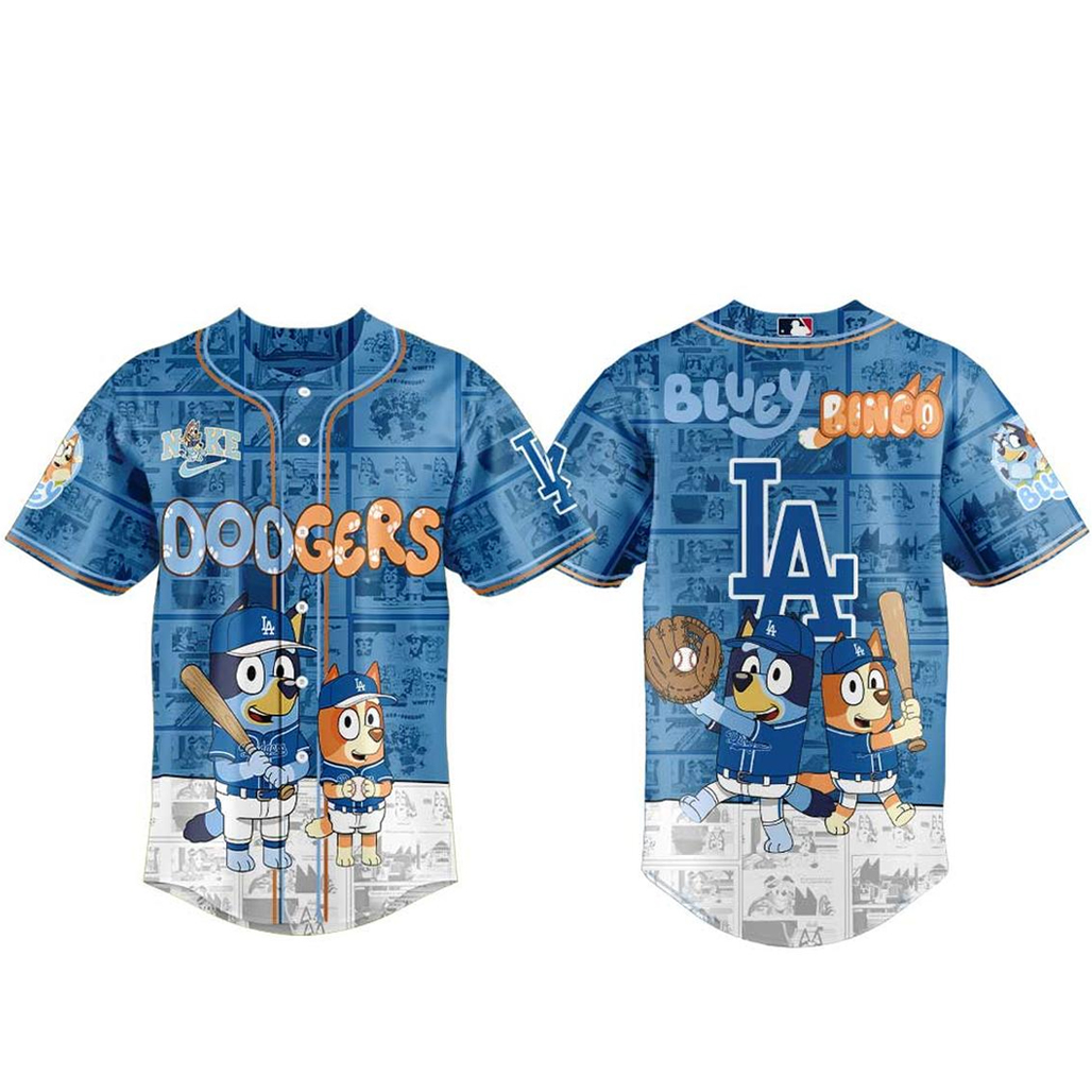 Los-Angeles-Dodgers-x-Bluey-And-Bingo-2026-Night-Baseball-Jersey.jpg Los Angeles Dodgers x Bluey And Bingo 2026 Night Baseball Jersey