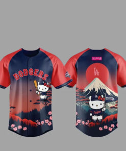 Los Angeles Dodgers x Hello Kitty Japanese Heritage Night 2026 Baseball Jersey