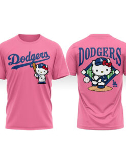 Los Angeles Dodgers x Hello Kitty Night 2026 Pink Shirt