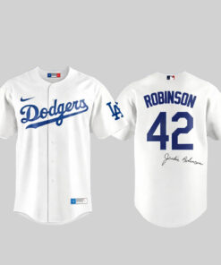 Los Angeles Dodgers x Jackie Robinson Day 2026 White Baseball Jersey