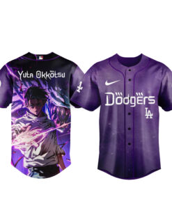 Los Angeles Dodgers x Jujutsu Kaisen Night 2026 Yuta Okkotsu Baseball Jersey