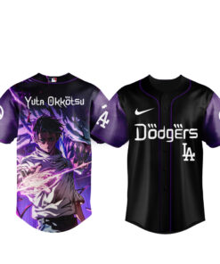 Los Angeles Dodgers x Jujutsu Kaisen Night 2026 Yuta Okkotsu Baseball Jersey Version 2