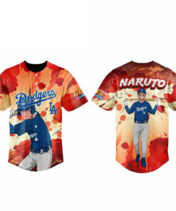 Los Angeles Dodgers x Naruto Shippuden Anime Night 2026 Baseball Jersey