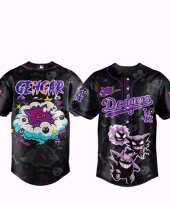 Los Angeles Dodgers x Pokemon Gengar 2026 Baseball Jersey Version 1