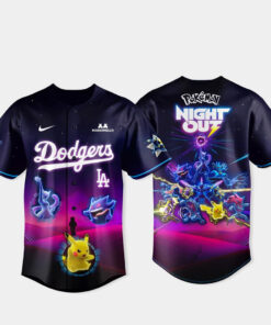 Los Angeles Dodgers x Pokémon Night Out 2026 Baseball Jersey