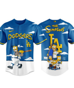 Los Angeles Dodgers x The Simpsons 2026 Major Gameday Baseball Jersey