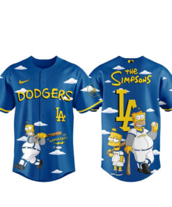 Los Angeles Dodgers x The Simpsons Wonderbat 2026 Baseball Jersey