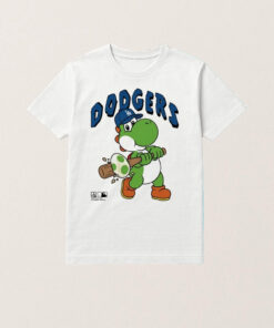 Los Angels Dodgers Yoshi Baseball Egg Shirt