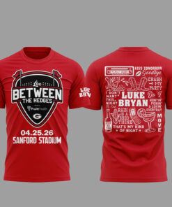 Luke Bryan x Jason Aldean 2026 Live Between The Hedges Red Shirt Version 1