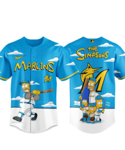 Miami Marlins x The Simpsons 2026 Major Gameday Baseball Jersey