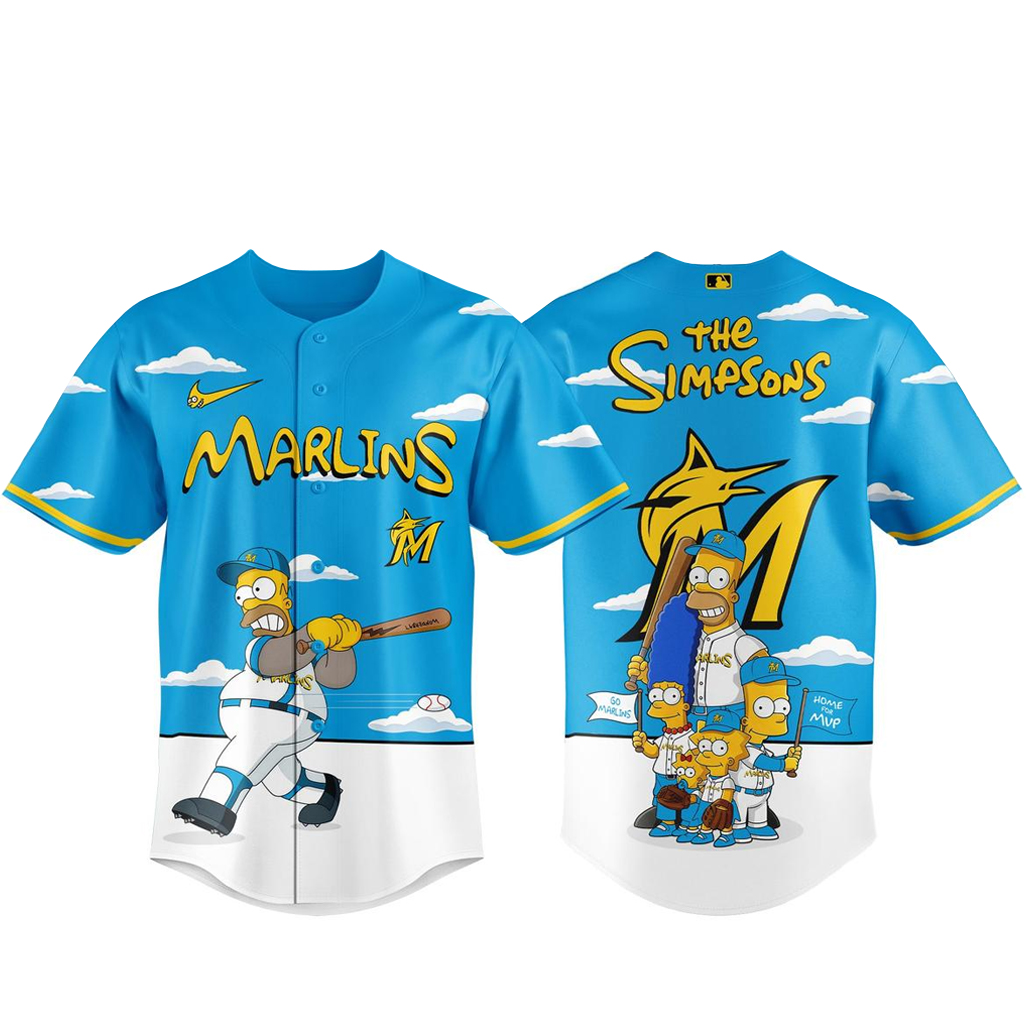 Miami-Marlins-x-The-Simpsons-2026-Major-Gameday-Baseball-Jersey.jpg Miami Marlins x The Simpsons 2026 Major Gameday Baseball Jersey