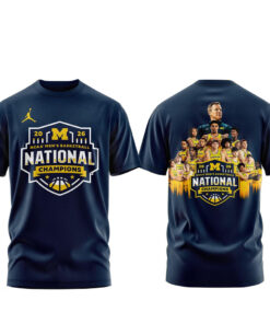 Michigan Wolverines 2026 NCAA National Champion Locker Room Trophy Shirt